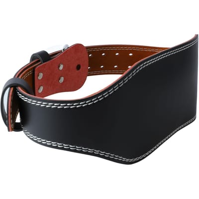 Gewichthefriem PU Spons Pad Sterke Ondersteuning Zachte Powerlifting Workout Riem 15cm Hoog brown