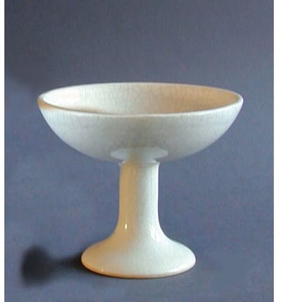 Wierookschaal craquelé creme Jade