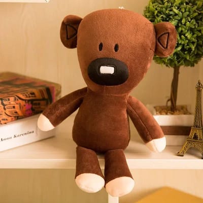 Mr Bean Knuffelbeer Pluche Speelgoed Komedie Tekendefilm Figuur Schattig Dier Baby Knuffelpop Mini Kussen Decor Zacht Kinderen Cadeaus brown