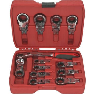 KS Tools 503.4820 Ratelringsleutelset, 13-delig