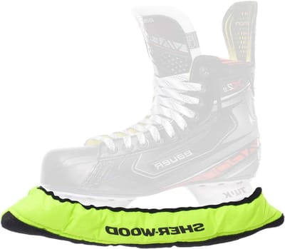 Schaatskousen Junior - Schaatsbeschermers - Scherpe ijzers beschermen - Versterkte looprail - Universeel - Limoen