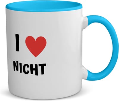 Akyol - i love nicht koffiemok - theemok - blauw - Nicht - de liefste nicht - verjaardag - cadeautje voor nicht - nicht artikelen - kado - geschenk - 350 ML inhoud