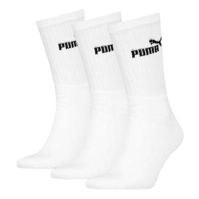 Puma Unisex Volwassen Bemanningsleden Sokken (Pakket van 3) (Wit)