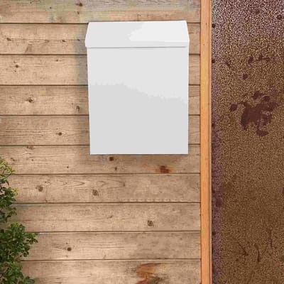 Hangende Brievenbus - Muurmontage Box - Ideeën Verzamelen - Afsluitbaar Ontwerp - Grote Capaciteit - Zwart