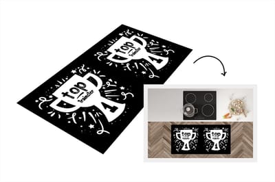 Keukenloper - Loper keuken - Quotes - Trainster - Top - 120x60 cm - Keukenloper vinyl