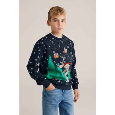 WE Fashion Sweater Navy Blue Taglia: 110/116 | Maglioni Outlet | kids | Blu
