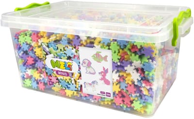 K'nex bouwblokken set pastel 5000 stuks creatief speelgoed.
