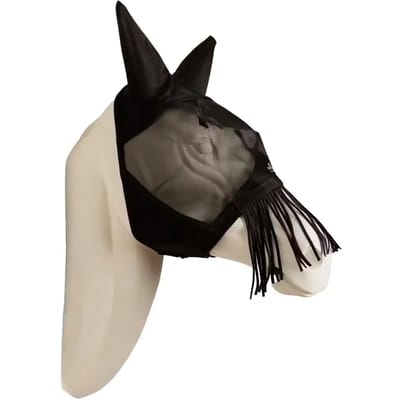 Classic vliegenmasker voor paarden met oorkwasten en neusbescherming Kentucky Horsewear