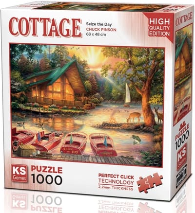 Puzzel 1000 Stukjes - Legpuzzel Volwassenen - Ontspannen Tijdverdrijf - Grote Afmeting - 48 x 68 cm - Meerdere Kleuren