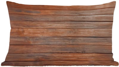 Sierkussens - Kussentjes Woonkamer - 60x40 cm - Houten plankpatroon - Warmte - Natuurlijk