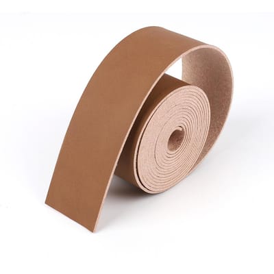 2 Meter Lange DIY Ambachten Leren Riem Brede Leerbewerking Strips DIY Huisdier Halsbanden Treklijnen Riemen Sleutelhangers Horlogebandjes 3.75CM Width bruin