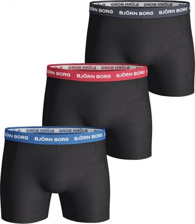 Björn Borg Boxers Essential 3-pack Heren - Zwart - M