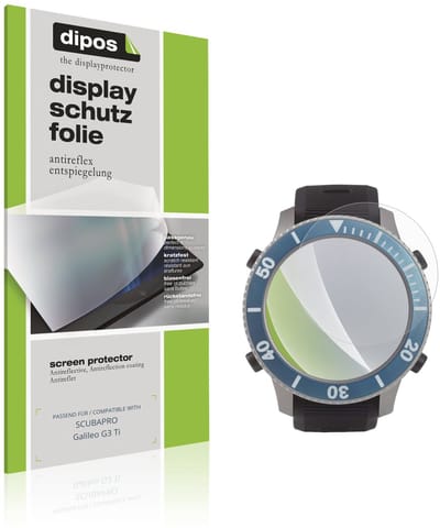 dipos – 6x Matte Beschermfolie geschikt voor SCUBAPRO Galileo G3 Ti | Krasbestendige & antireflecterende Screenprotector Ultra-Thin