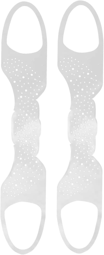 2-delige siliconen make-uptool voor sproeten - 27,5 × 5,2 cm - Draagbaar - Herbruikbaar - Party sproeten make-up stencil - Natuurlijke en realistische make-upbenodigdheden voor sproeten