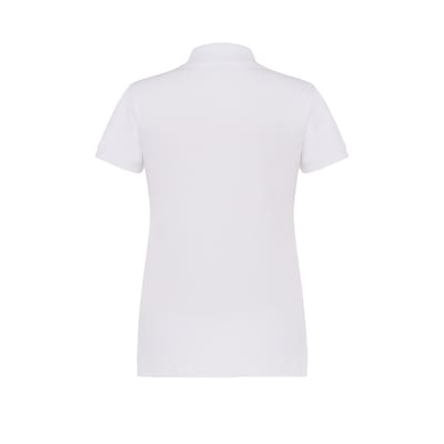 JHK Dames/Dames Effen Plus Poloshirt (Wit)