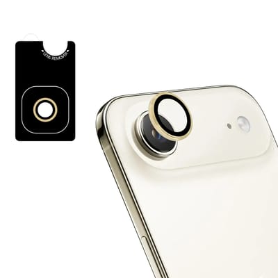 imoshion Camera Lens Protector - Geschikt geschikt voor Apple iPhone 17 Air - 2 Pack - Light Gold