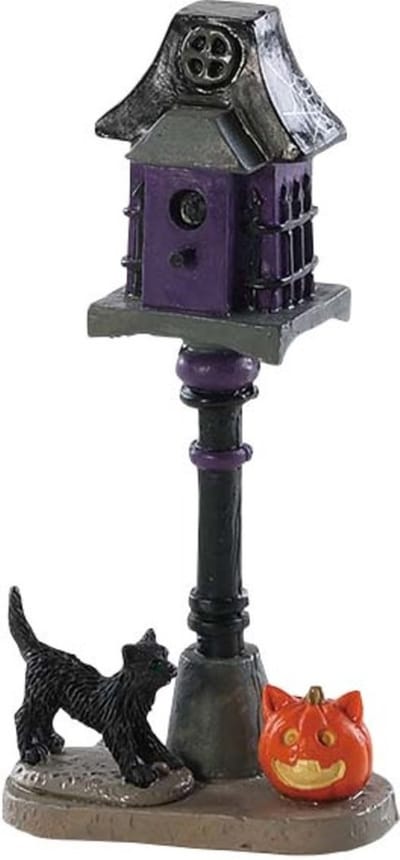 Spooky Town - Haunted Birdhouse Purple