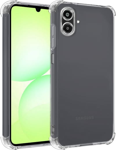 Hoesje - Geschikt voor Samsung Galaxy A07 - Sterk & Shockproof - Siliconen Case - Back Cover - Telefoon Hoes Shock Proof - Telefoonhoesjes - Transparant