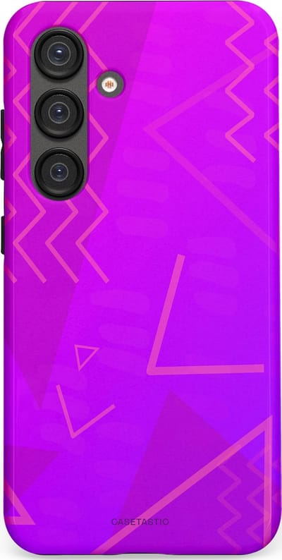 Casetastic Hoesje Geschikt voor Samsung S25 - Stijlvolle Beschermende Duo-layer Case - Discowave