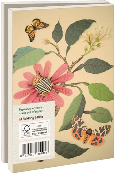 Kaartenmapje 10 stuks met enveloppen – Flowers and insects, Geertje Aalders