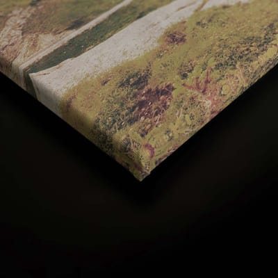Canvas print DD120454 dolomiti 2 A.S. Création 0,9 x 0,6 m Groen Kantoor Hal/Gang Keuken Slaapkamer Woonkamer