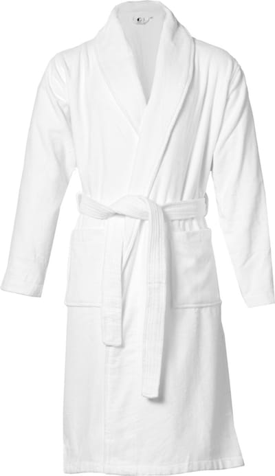 G Exclusive - unisex badjas - sauna badjas - hotel kwaliteit - 100% katoen - velours buitenkant - badstof binnenkant - maat S/M