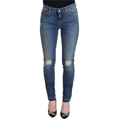 Versleten Skinny Jeans Model 73093
