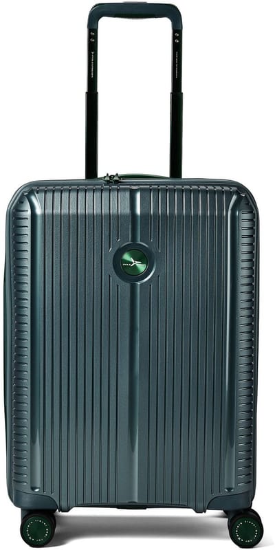 Polestream Paris 4 wielen Cabinewagen 55 cm met uitbreidingsplooi - Harde bagage - TSA slot - green metallic
