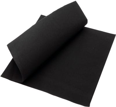 Servet Airlaid Zwart 33x33cm 1/4 vouw - 1.000 st/ds.