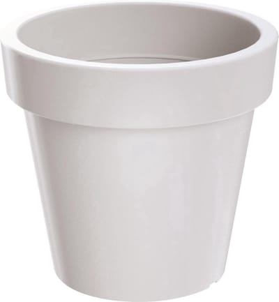 Prosperplast Bloempot/plantenpot voor binnen en buiten - D40 x H35 cm - wit - kunststof
