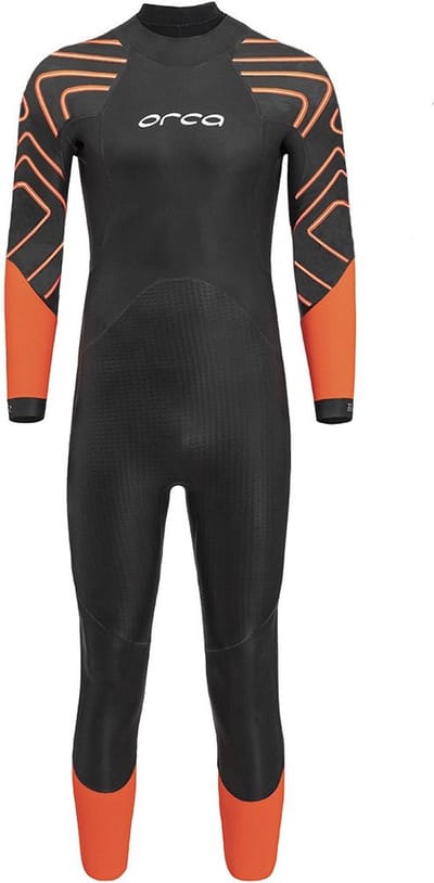 2026 Orca Heren Zeal Hi-Vis Rug Ritssluiting Open Water Swim Wetsuit N