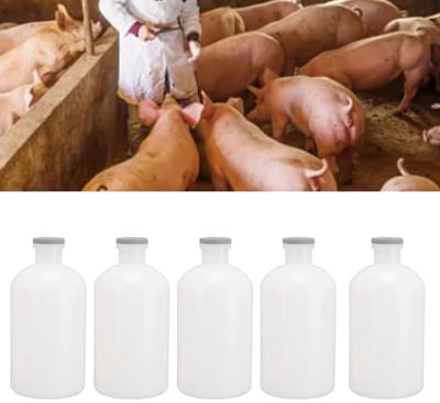 Dailygoods- Injectieflessen 100 ml - Herbruikbare Spuitfles - Duurzaam PP-Materiaal - Nauwkeurige Dosering - Gebruiksvriendelijk Ontwerp - Ideaal voor Dieren - Dierenspuit