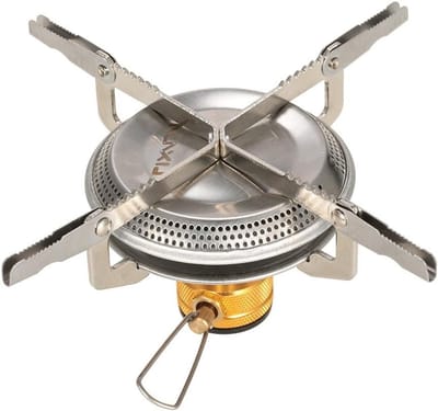 Draagbare Campingkookplaat 3500W Vouwbare Gasbrander voor Buiten, Ideaal voor Kamperen, Wandelen en BBQ's met Opbergtas