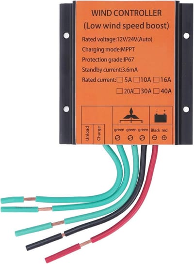 MPPT Laadregelaar voor Windturbine 12V/24V, 16A, Hoge Efficiëntie Opladen