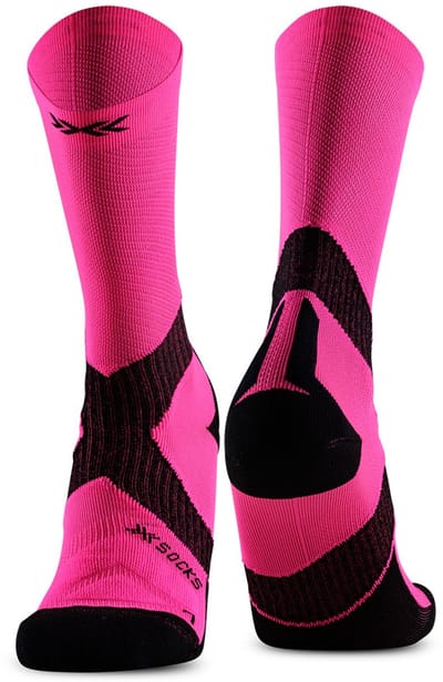 X-socks Bike Expert Lange Sokken Roze EU 42-44