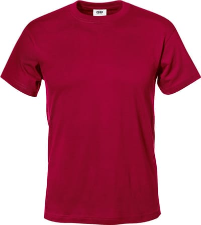 SIR SAFETY SIRFLEX Korte mouw Werk T-shirt HEREN Rood 12 Stuks - 100% Katoen - 140 g/m² - Versterkte Naden