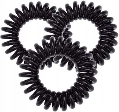 Bocca Beauty - Elastiekjes - Zwart - 3 Stuks - Haarbeschermend