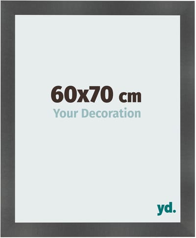 Your Decoration - Fotolijst 60x70 cm - MDF - Zwart Mat - Pisa