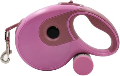 Intrekbare Hondenriem - Automatische Rollijn - Veilig Uitlaten - Nylon Band - 5M 8M - Roze
