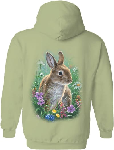 Konijnen Spring Bunny The Coloured House Hoodie S