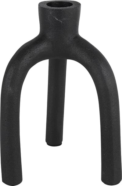 Countryfield - Kandelaar - Kaarsenhouder - Aynor - Zwart - M - 15.5cm