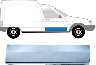 Deur reparatiepaneel voor Citroen C15 1984-2005 / Rechts