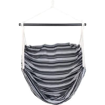 house nordic lamia hangmat stoel - zwart, grijs & wit