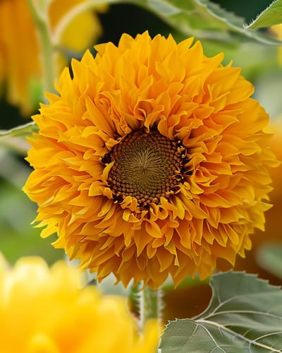 2 sets - Zonnebloem Sungold Zaden Helianthus Annuus Eenjarig Dubbelbloemig Laag
