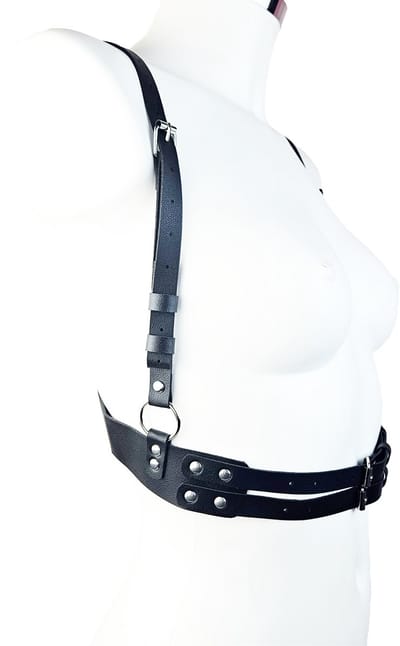 BamBella ® - Sexy Erotische bondage Lingerie onesize vrouw BDSM sm body zwart dames pak