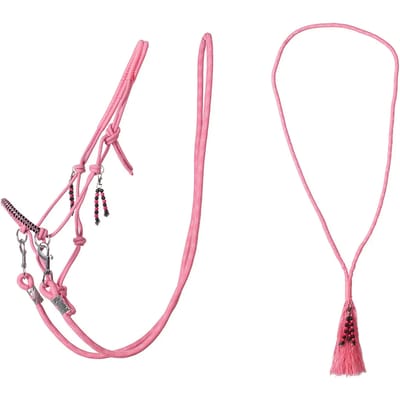 QHP - Touwhalster - Combi Neckrope - Liberty - Flamingo Pink - Pony
