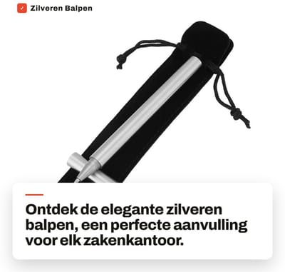 Dailygoods- Balpen Roestvrij Staal - Multifunctionele Pen - Schrijfgerei - Kantooraccessoire - 0,5 mm Navulling - Lichtgewicht 53 g - Schrijfpunt