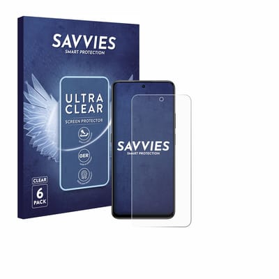 Savvies - Screenprotector voor Honor 400 Smart 4G - Folie Beschermfolie transparant 6 Stuks