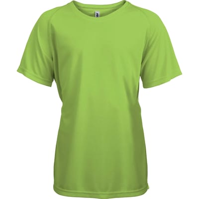 PROACT® Functioneel Kindersportshirt PA445 - Lime - 6/8 years (6/8 ans)