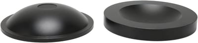 Luidsprekerstandaard Desktop - Speakerhouder Bureau - Geluid Verbeteren - 360 Graden Rotatie - 120 x 35 mm - Zwart